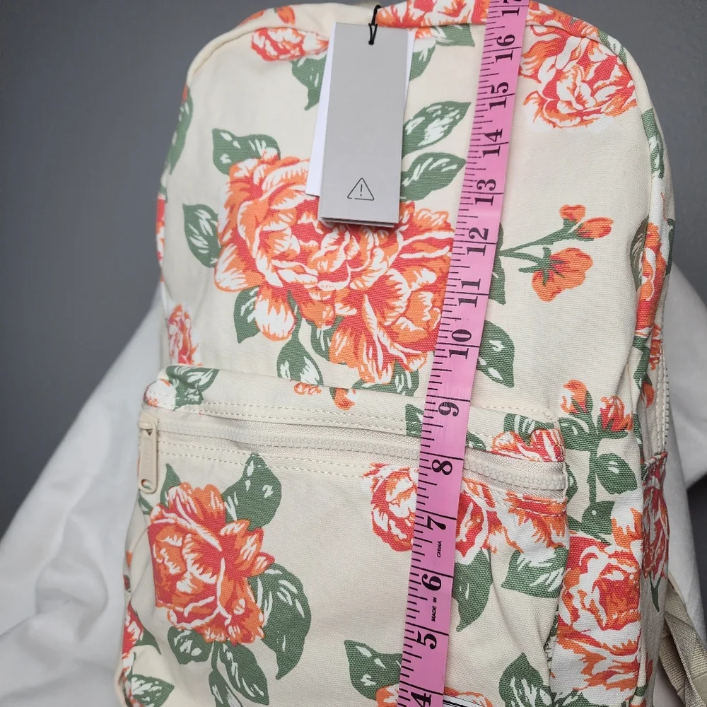 Herschel vintage rose natural cotton backpack